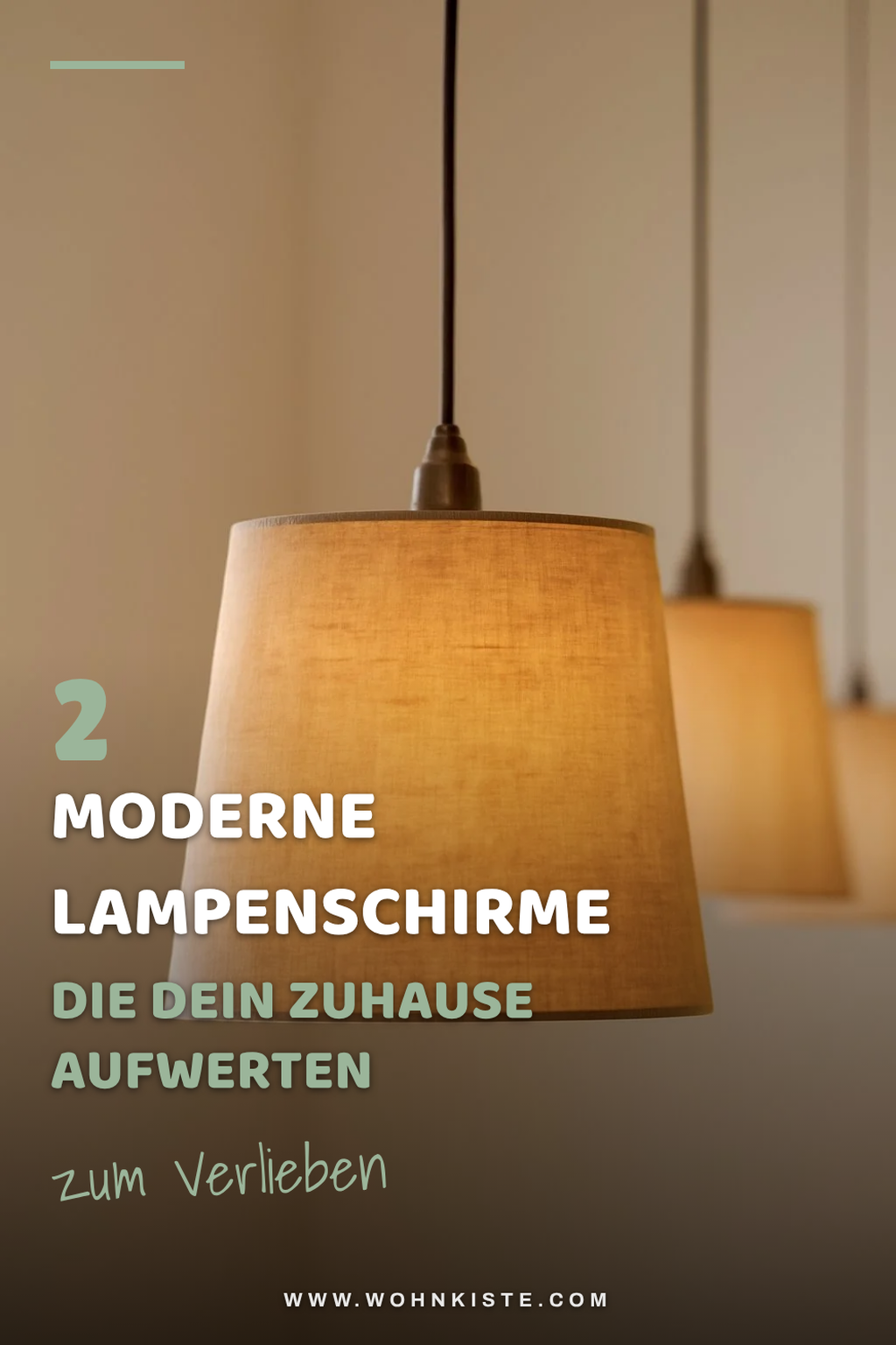 Moderne Lampenschirme für zeitgemäße Designs