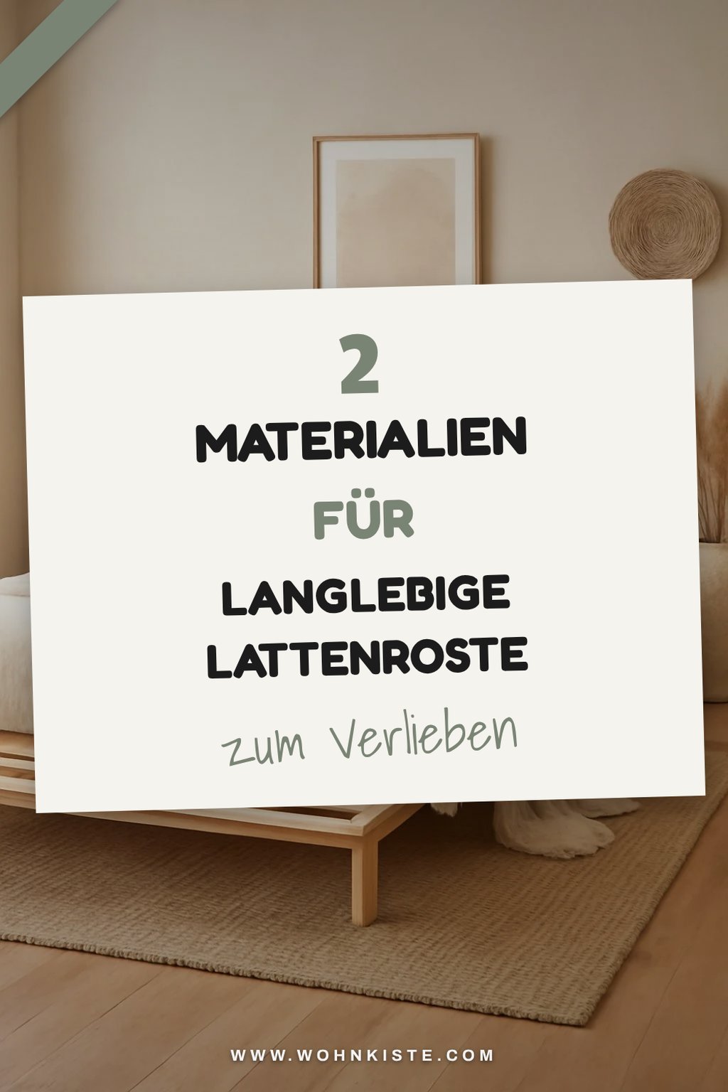 Welche Materialien sind für Lattenroste am besten?