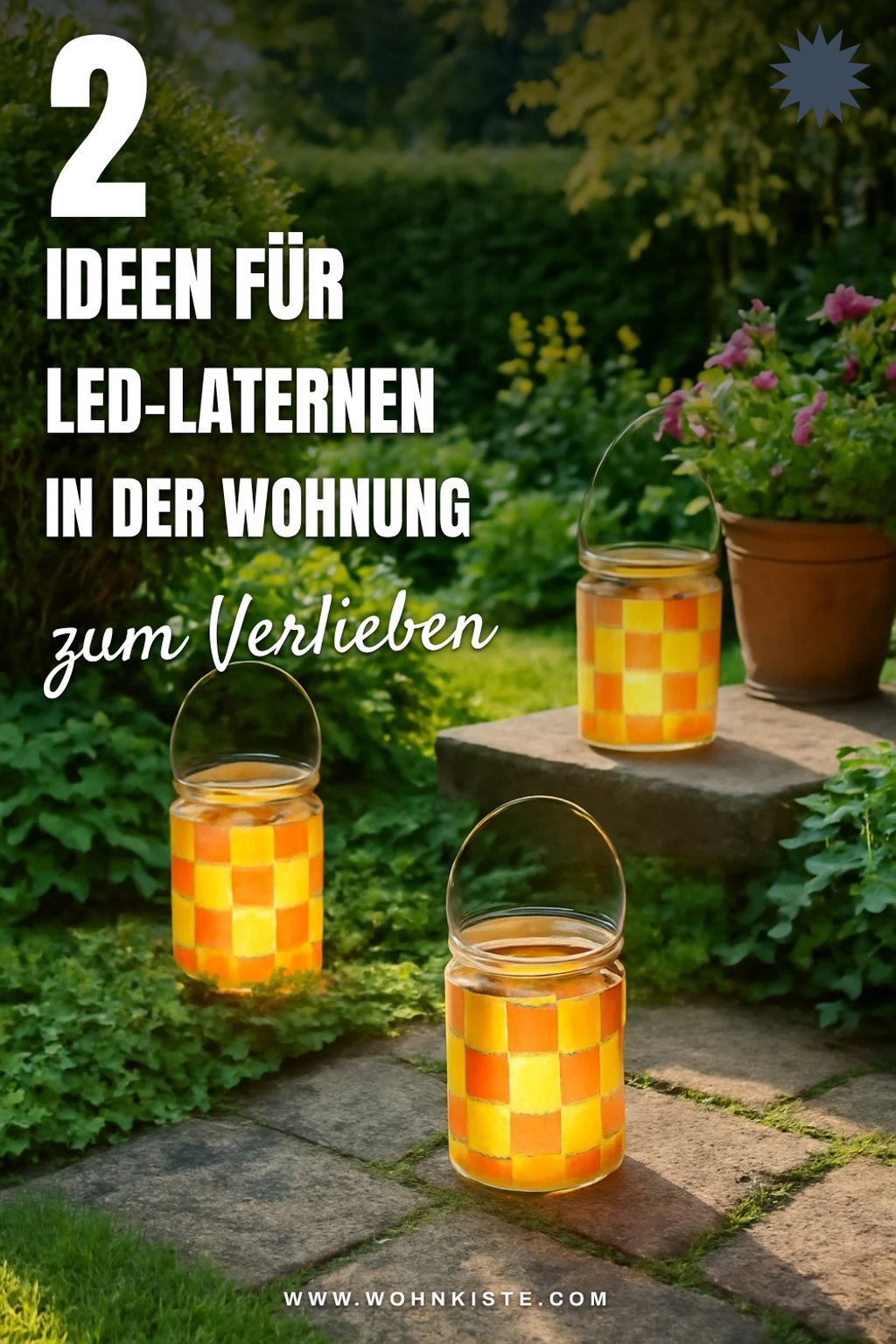 Originelle LED-Laternen für die Wohnung