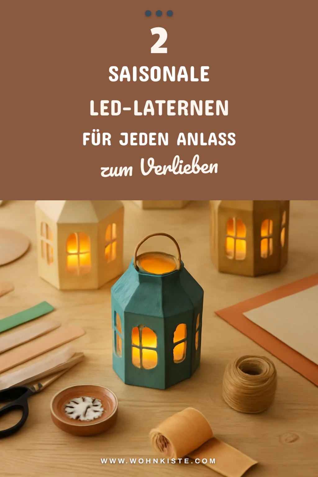 Saisonale LED-Laternen für Feiertage