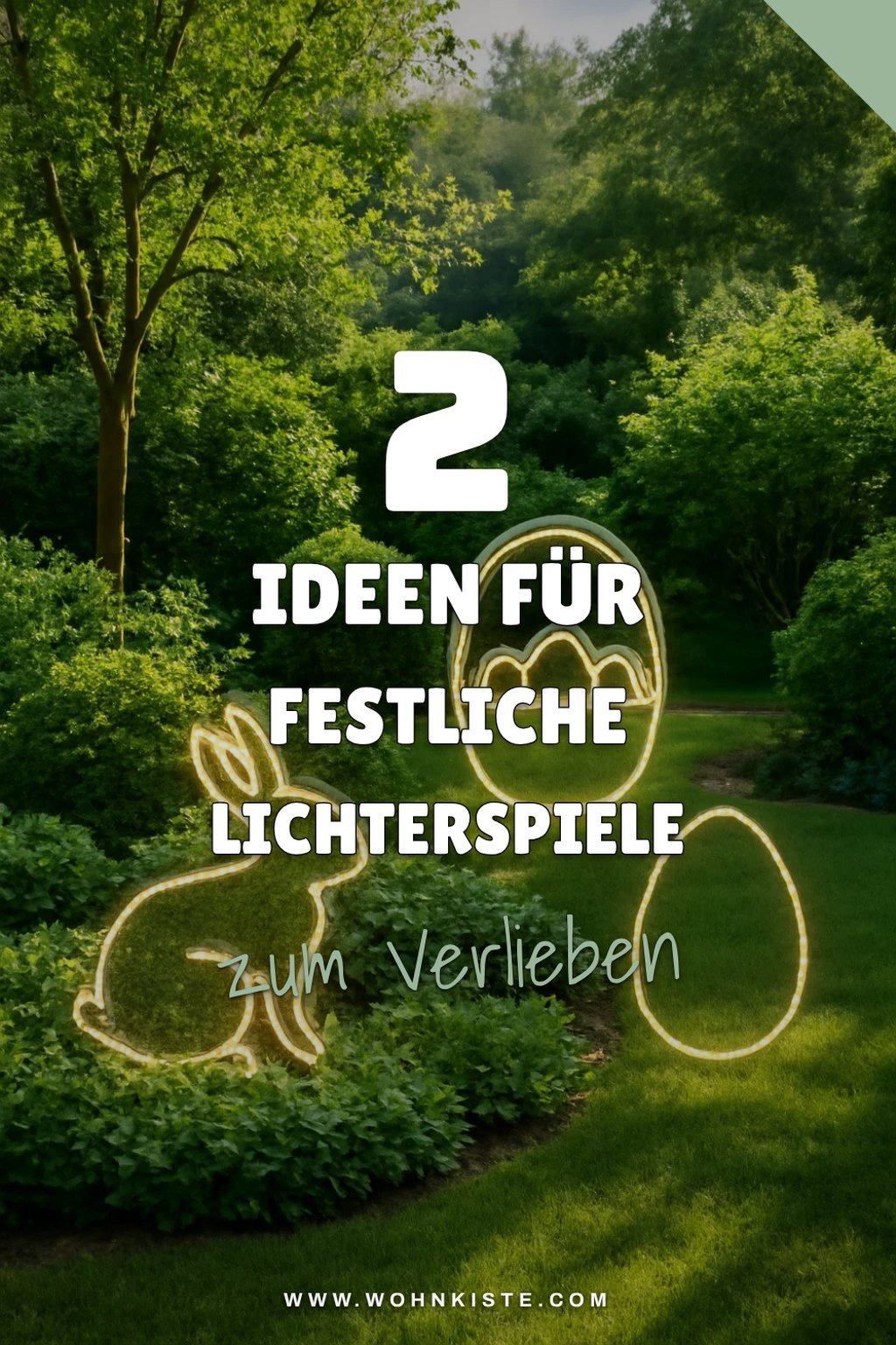 Lichterspiele mit LED-Strips für Ostern