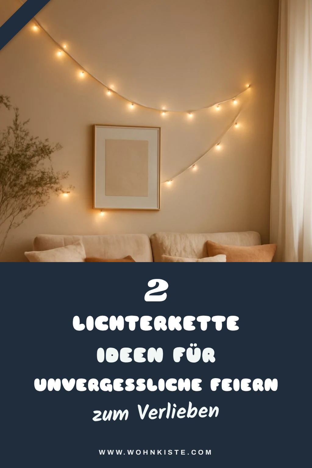 Lichterketten zur Gestaltung von Veranstaltungen