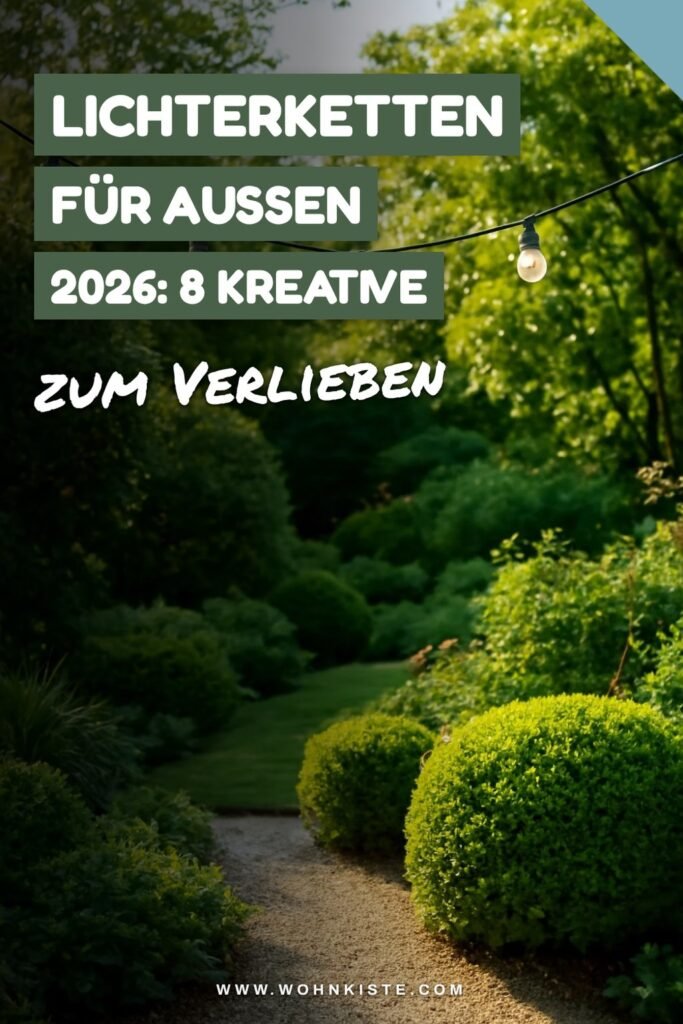 Lichterketten für außen 2026: 8 kreative Looks, die deinen Garten verzaubern