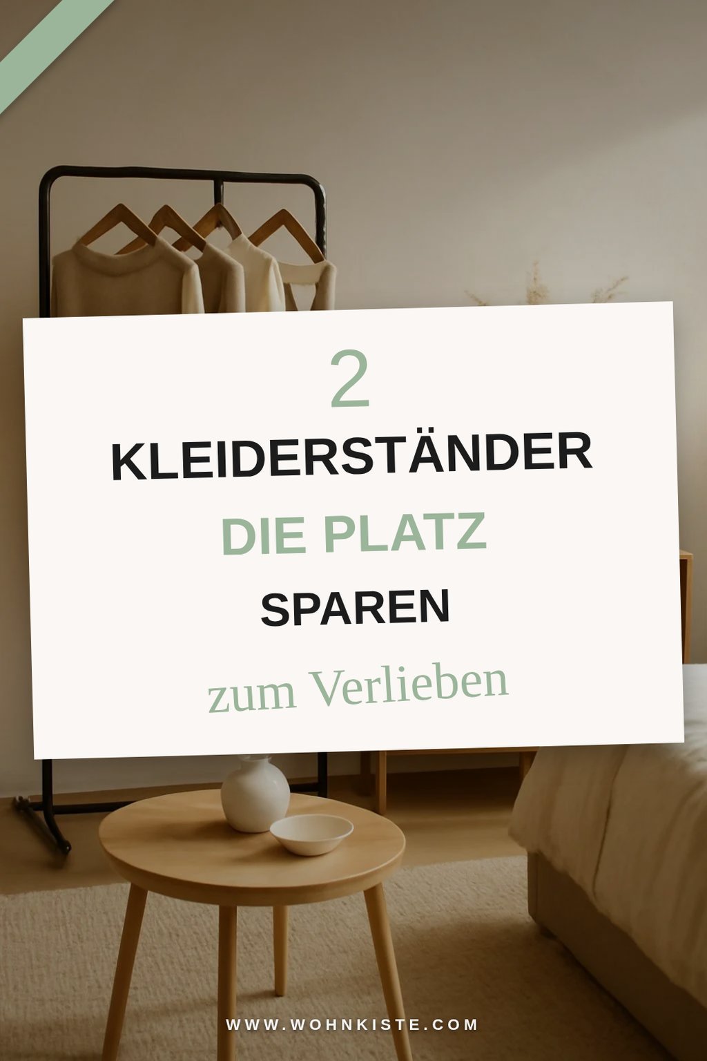 Funktionale Kleiderständer für kleine Räume