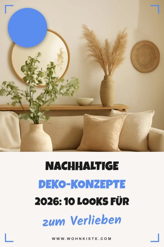 Nachhaltige Deko-Konzepte 2026: 10 Looks für deinen Sommer