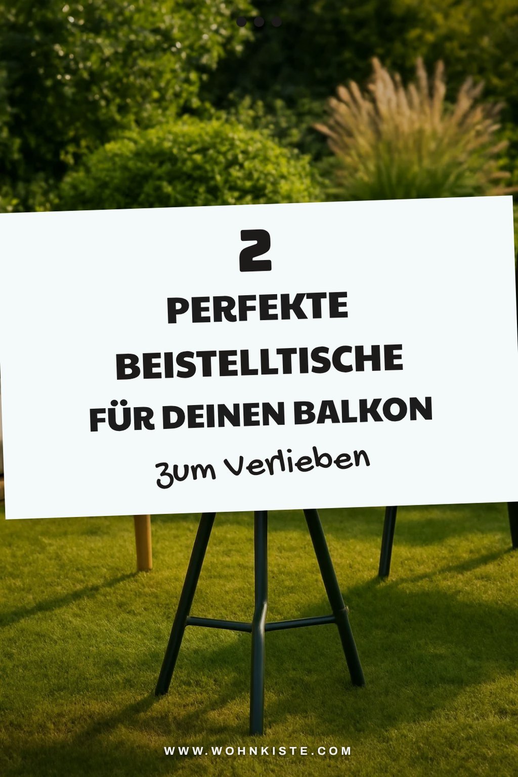 Beistelltische für den Balkon
