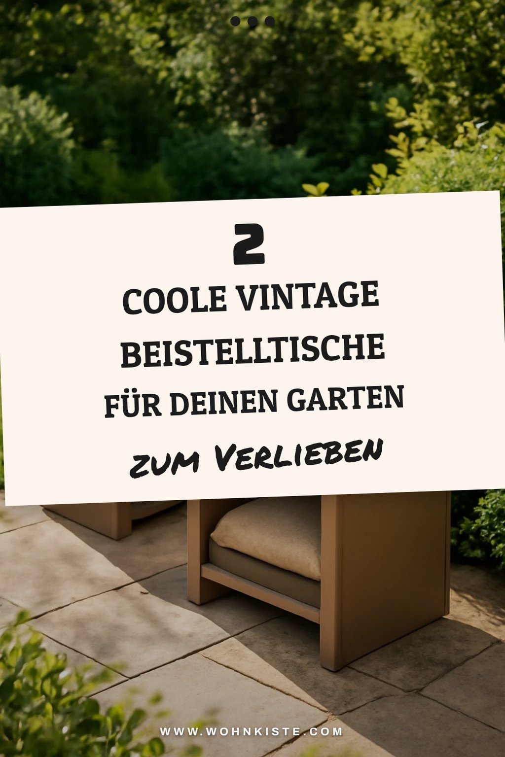Beistelltische im Vintage Stil