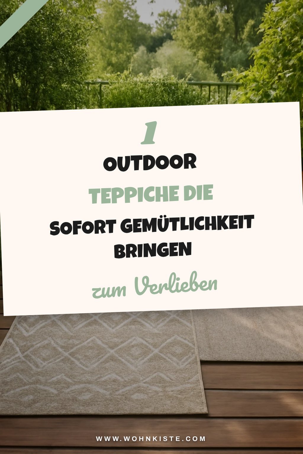 Diese 3 Outdoor Teppiche machen deinen Balkon sofort gemütlich