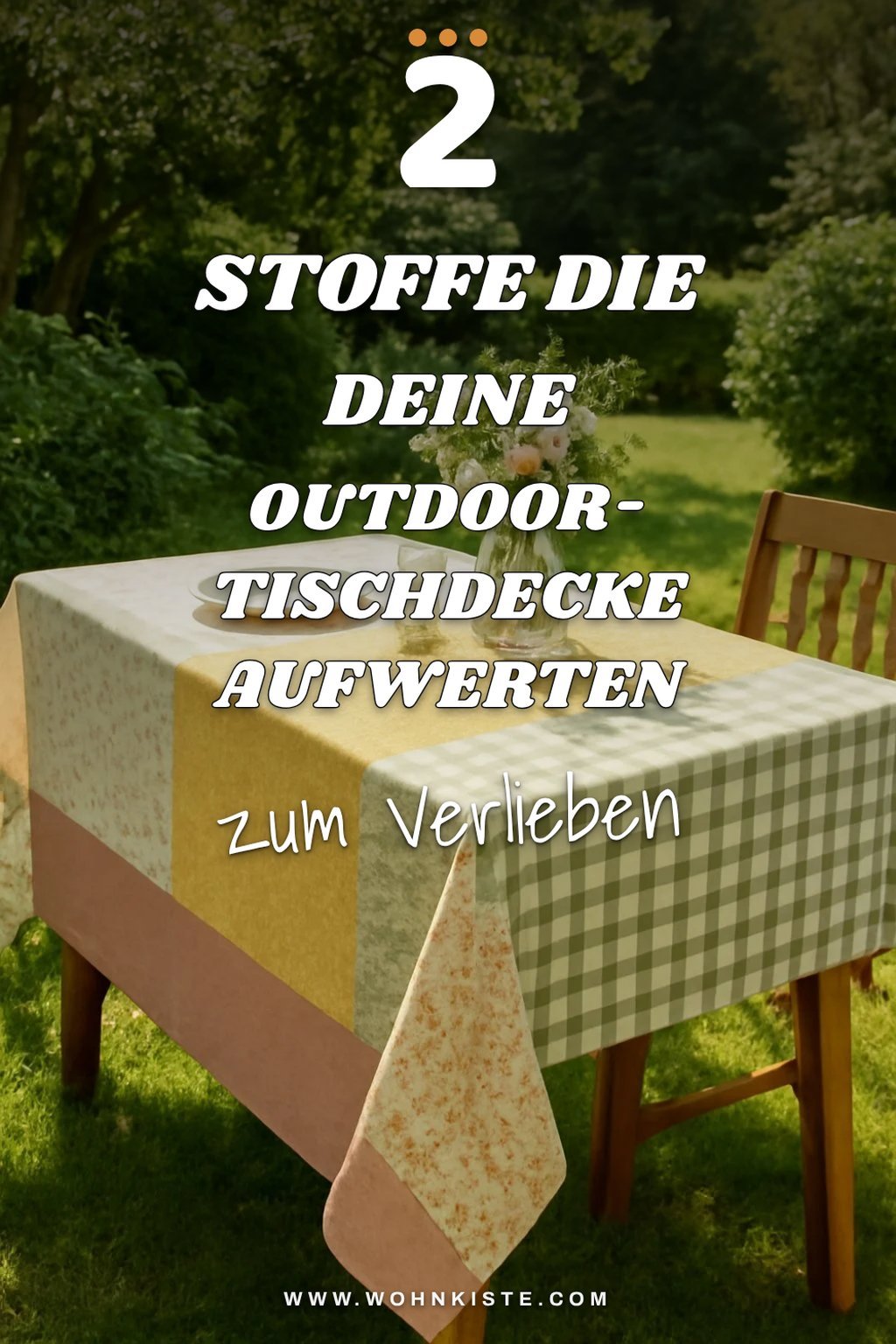 Diese 5 kreativen Stoffideen machen deine Outdoor-Tischdecke einzigartig