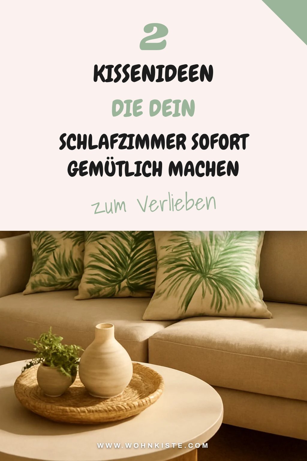 Diese 4 Kissenideen bringen Farbe ins Schlafzimmer