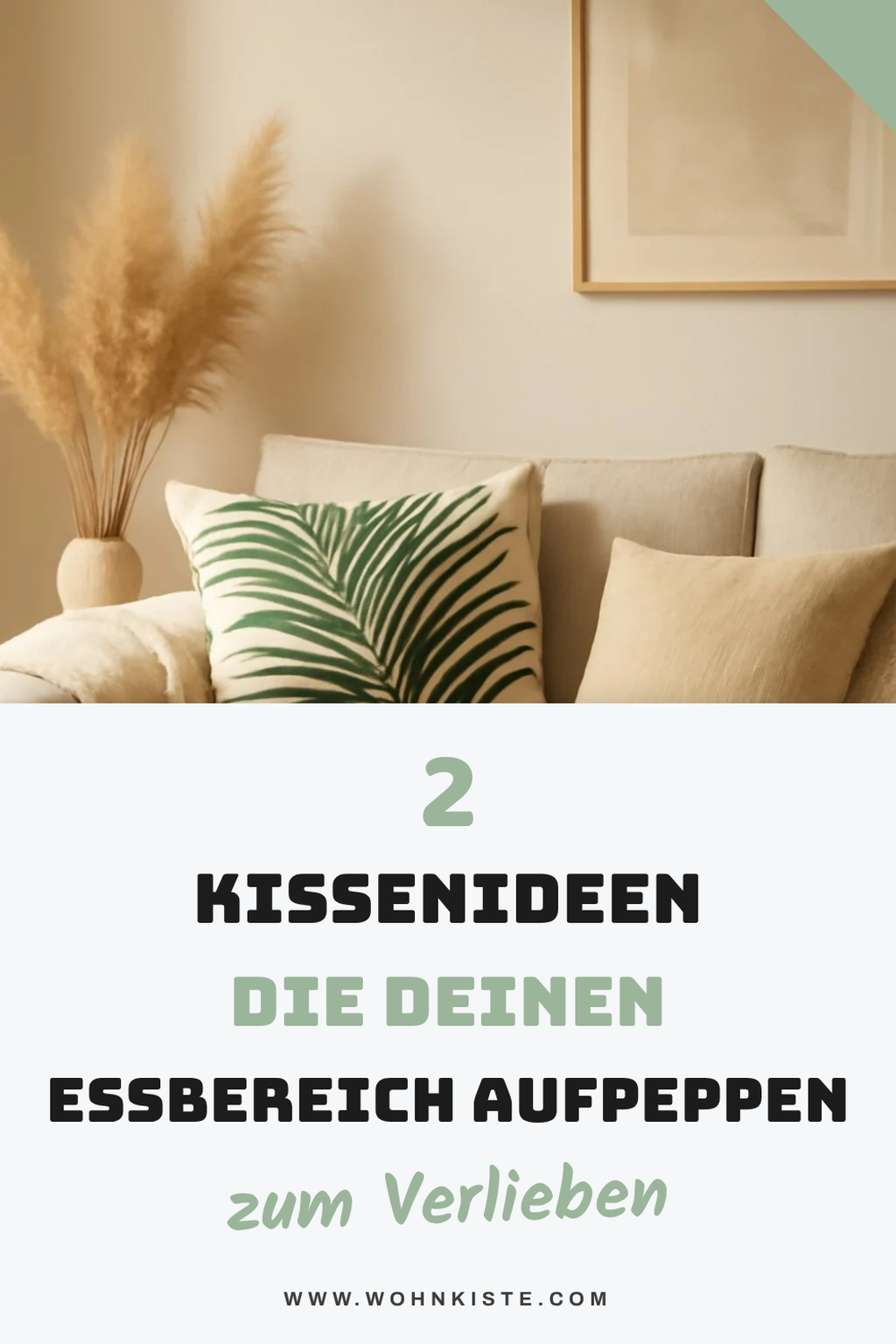 So kombinierst du Palmenblatt-Kissen im Essbereich