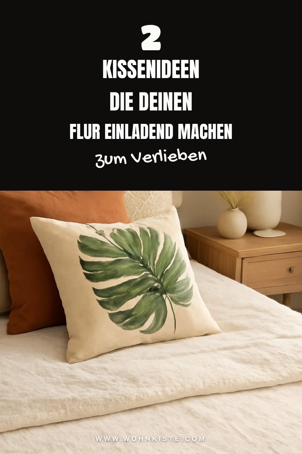 Diese 3 Kissenideen für den Flur