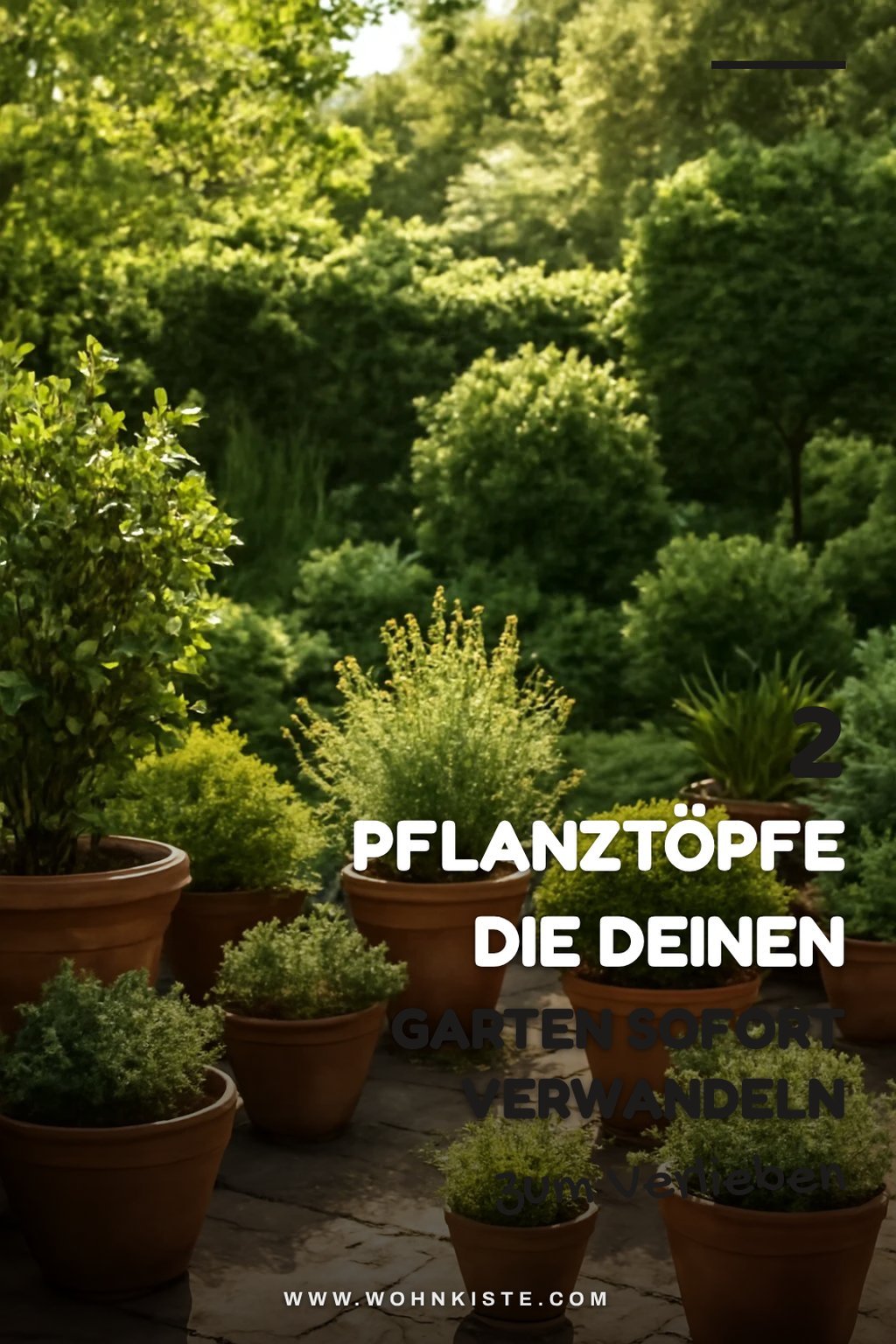 So machst du deinen Garten mit Pflanztöpfen kreativ