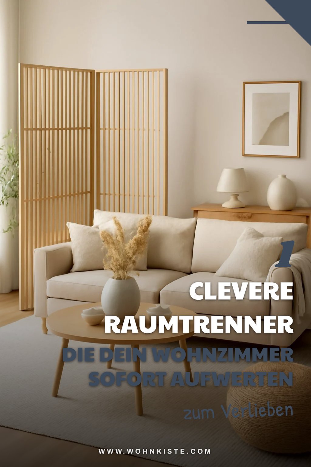 So schaffst du mit Raumtrennern Struktur in deinem Wohnzimmer