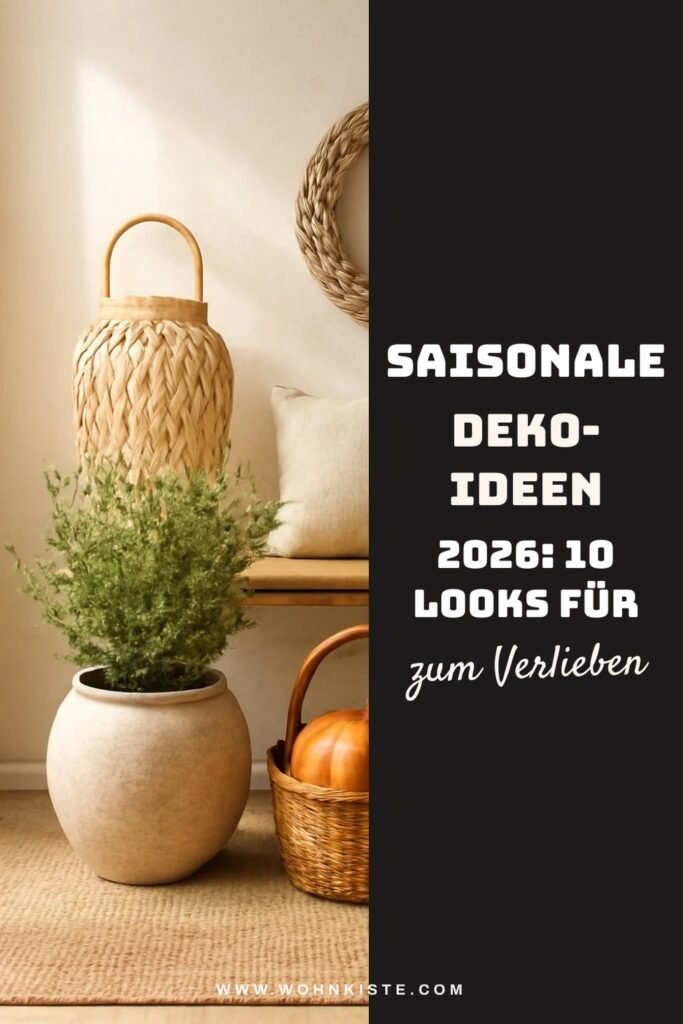 Saisonale Deko-Ideen 2026: 10 Looks für deinen Garten