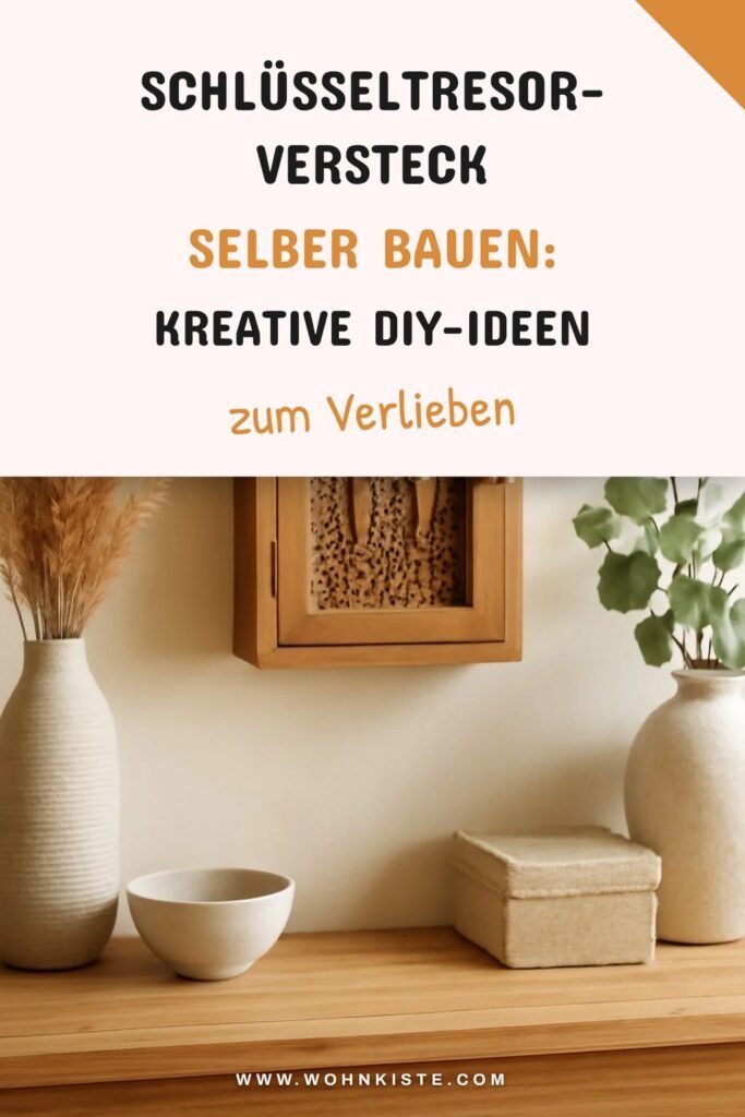 Schlüsseltresor-Versteck selber bauen: Kreative DIY-Ideen