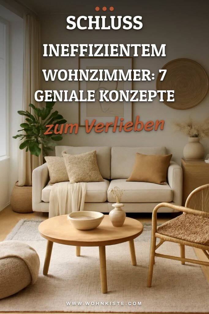 Schluss ineffizientem Wohnzimmer: 7 geniale Konzepte