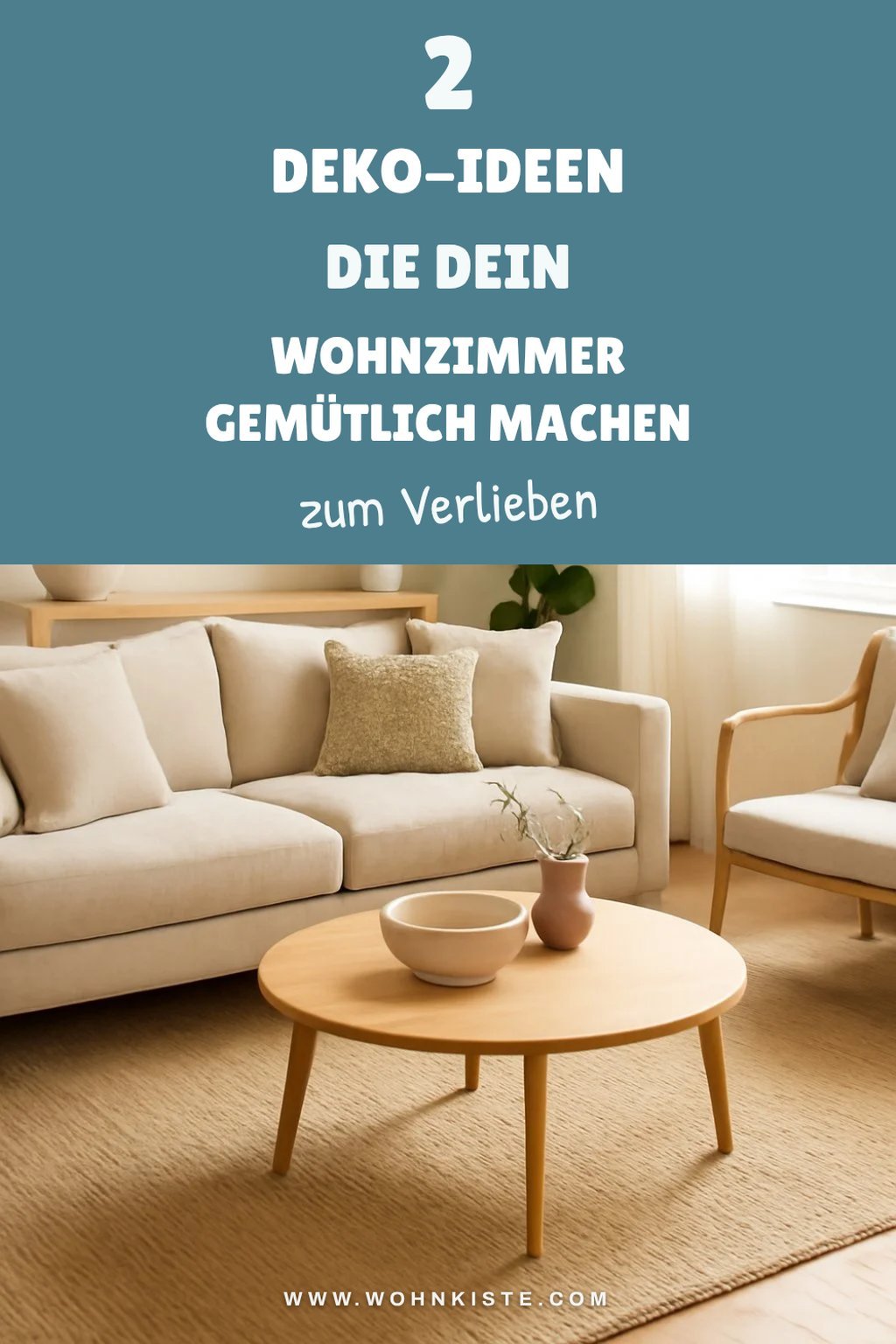 Gemütlichkeit durch Dekoration