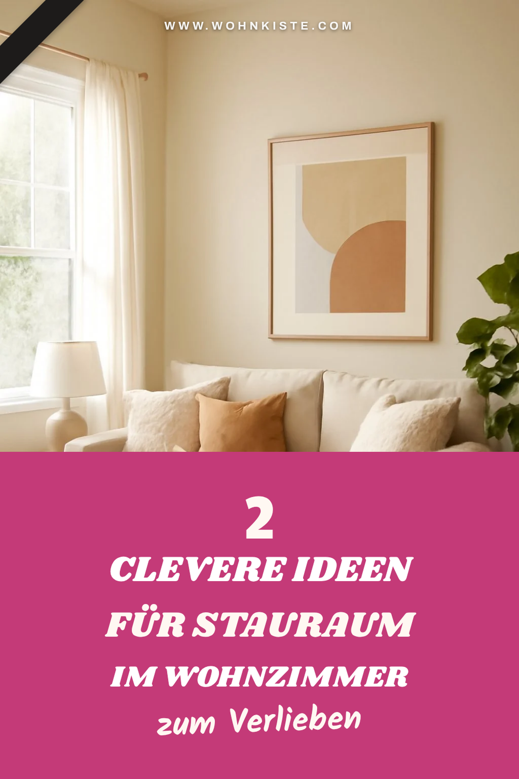 So schaffst du mehr Stauraum in deinem kleinen Wohnzimmer