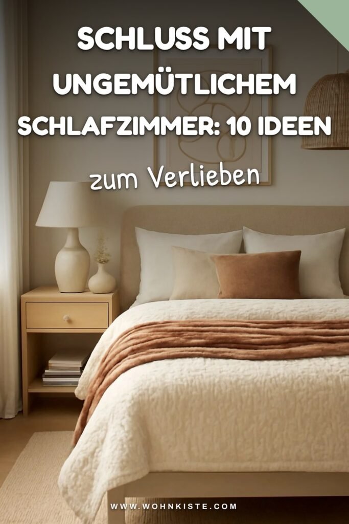 Schluss mit ungemütlichem Schlafzimmer: 10 Ideen die helfen