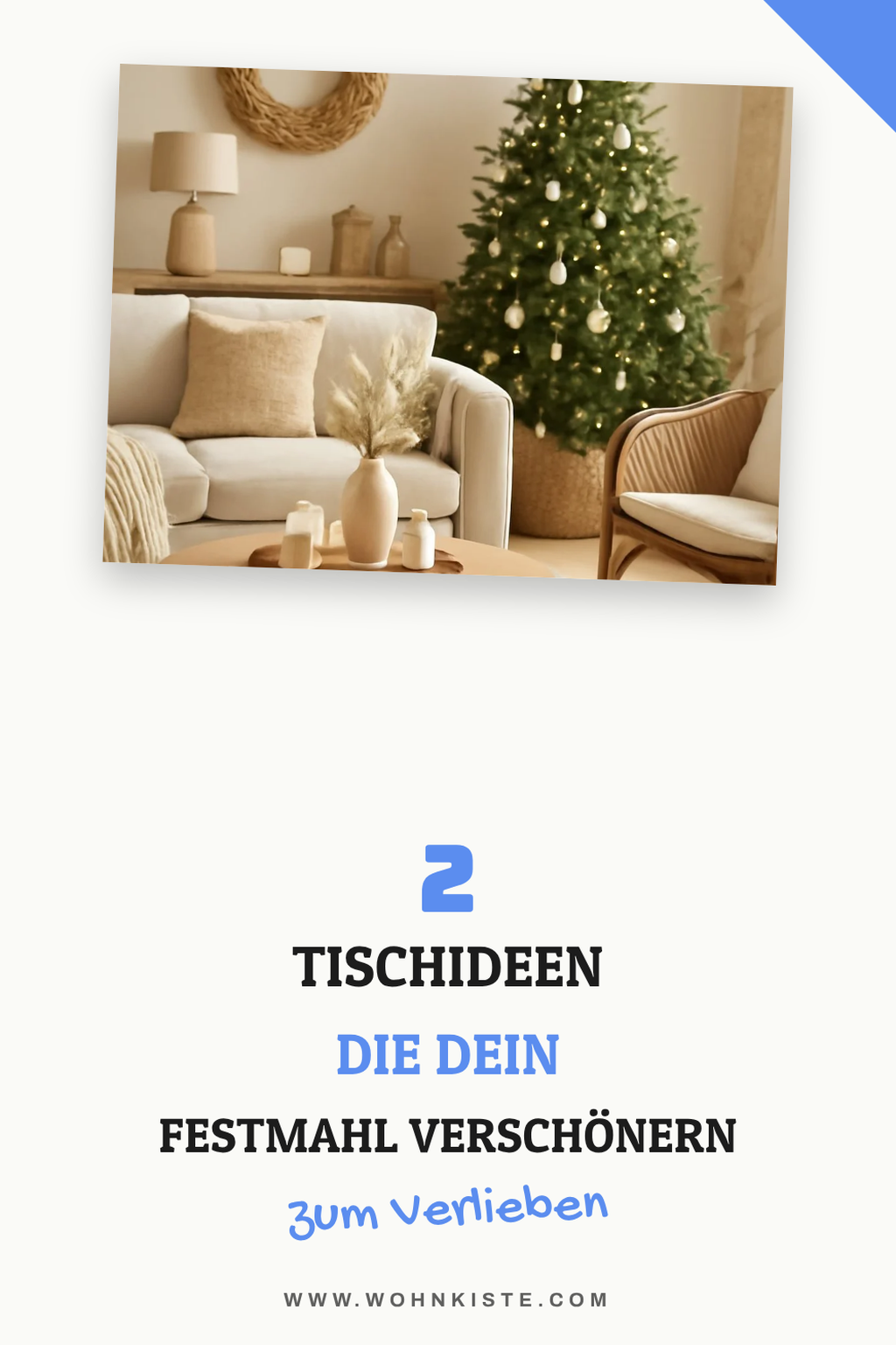Diese 4 Ideen machen deinen Tisch festlich