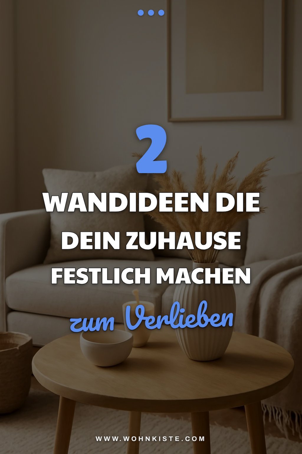 Diese 3 kreativen Ideen für die Wand