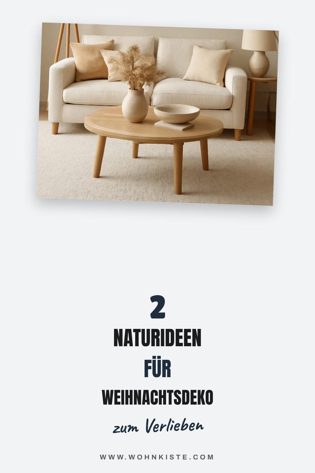 So bringst du die Natur ins Weihnachtsdekor