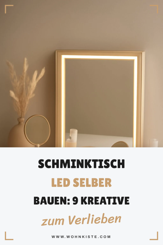 Schminktisch LED selber bauen: 9 kreative Ideen für 2026