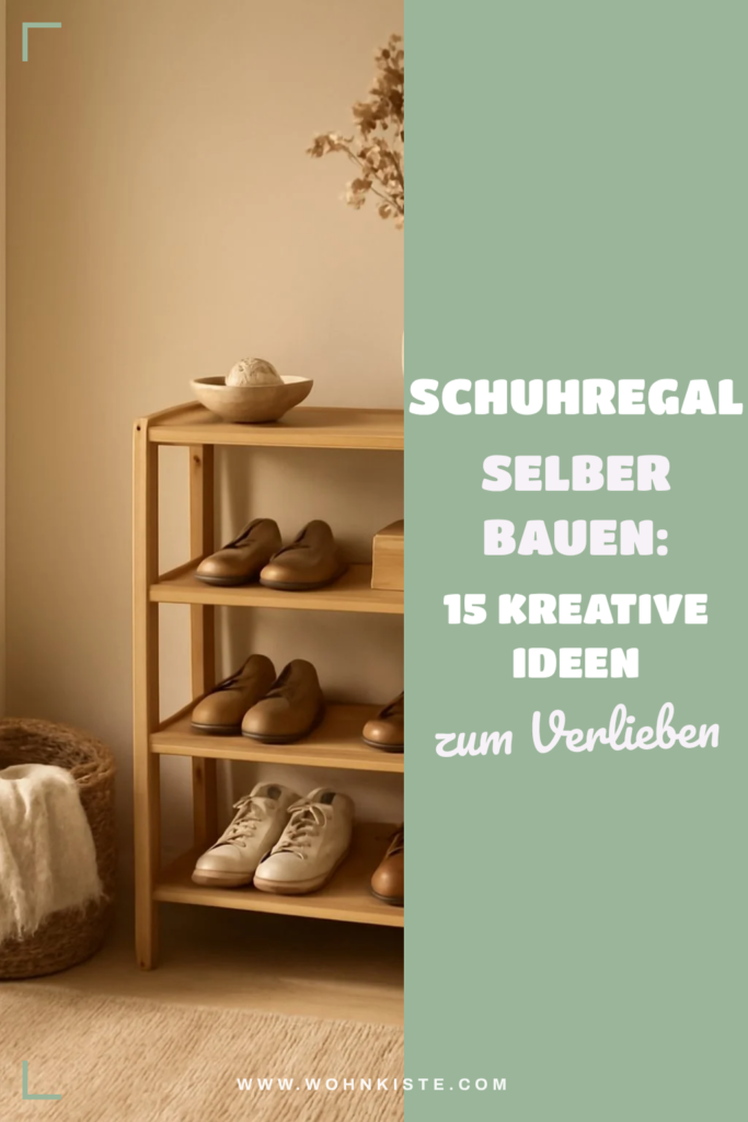 Schuhregal selber bauen: 15 kreative Ideen für dein Zuhause