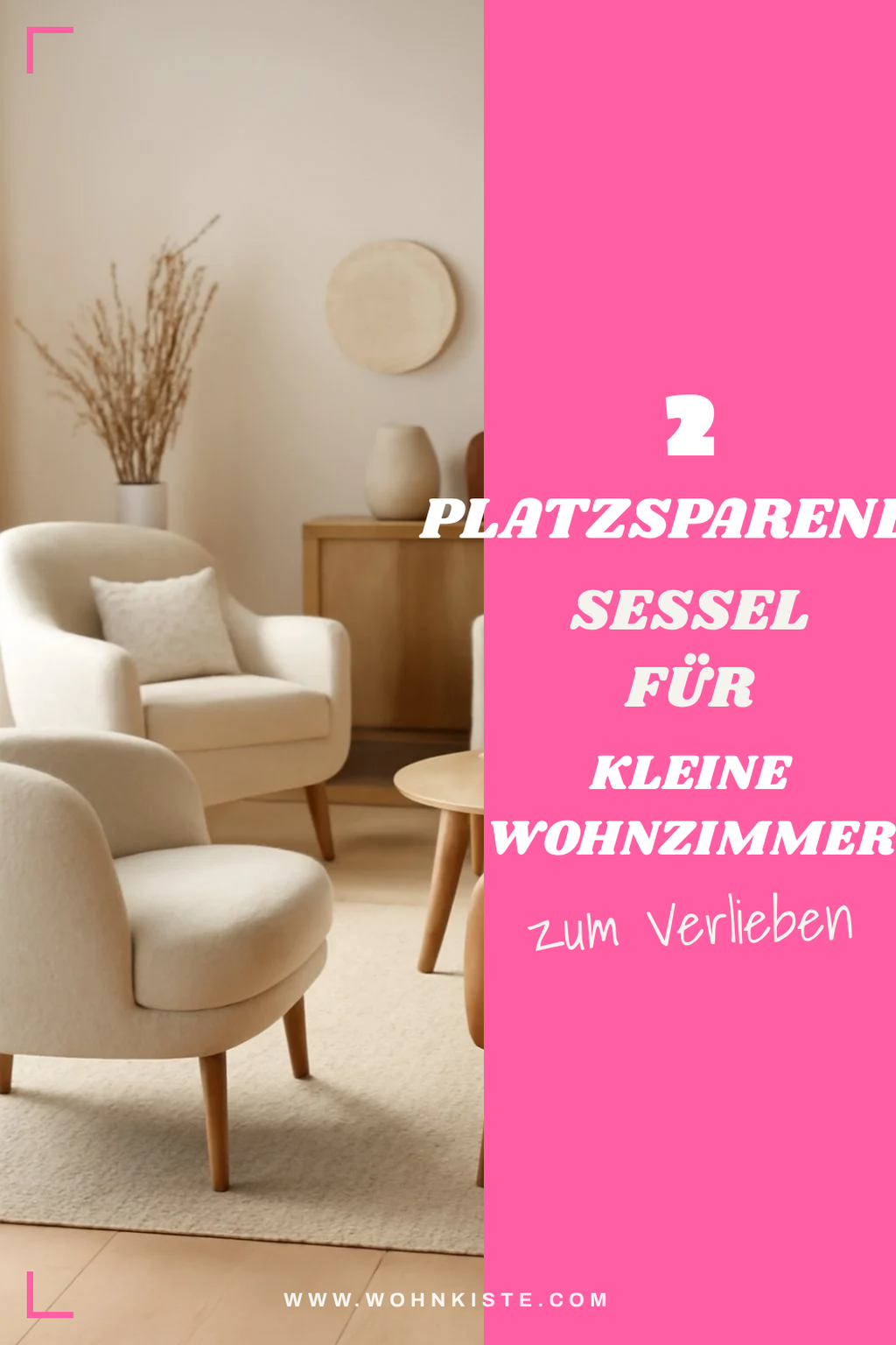 Sessel für kleine Wohnzimmer: Platzsparende Lösungen