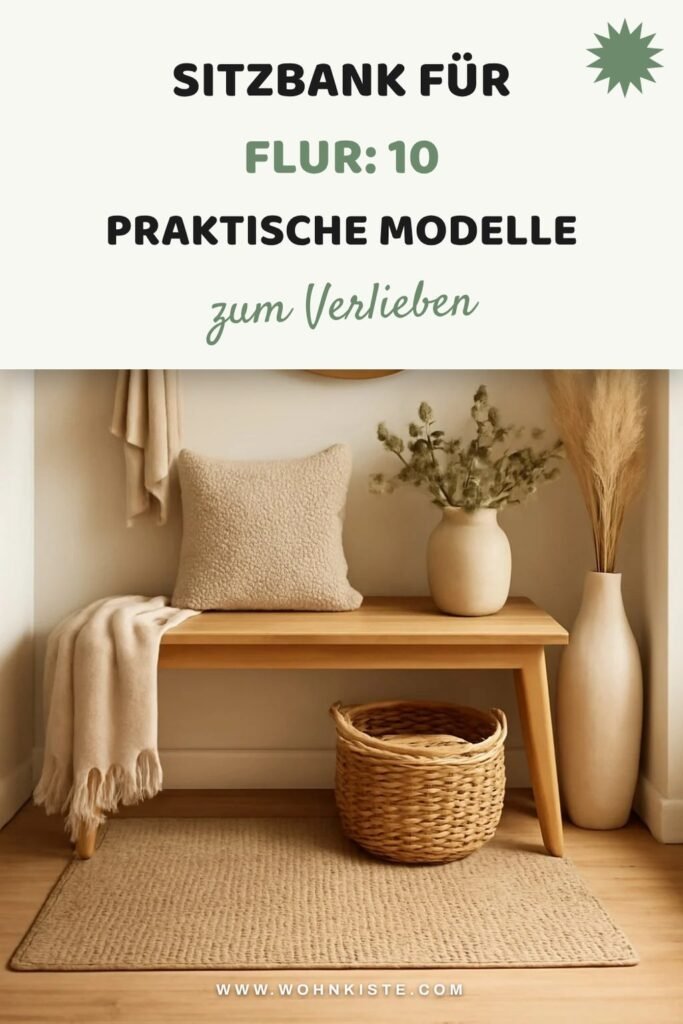 Sitzbank für den Flur: 10 praktische Modelle mit Stil