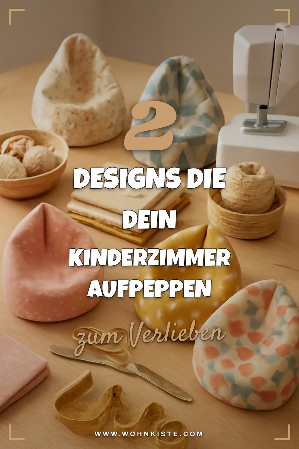 5 kreative Designs für deinen selbstgenähten Sitzsack