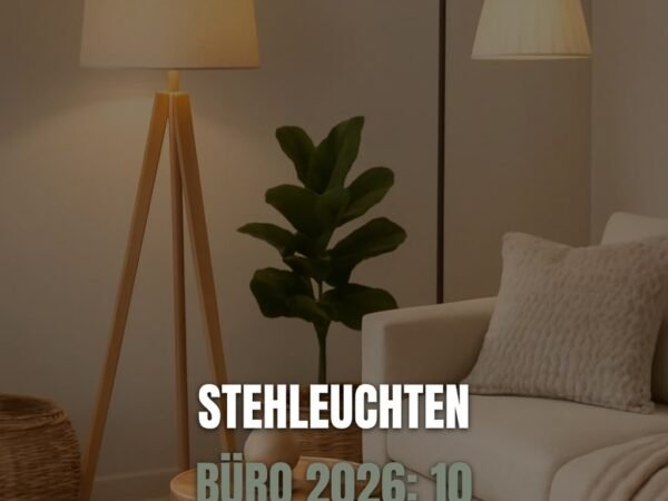 Stehleuchten Büro 2026: 10 Looks für dein Home-Office
