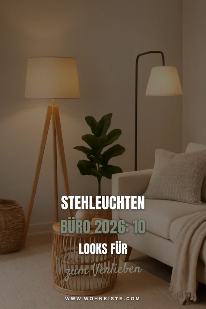 Stehleuchten Büro 2026: 10 Looks für dein Home-Office