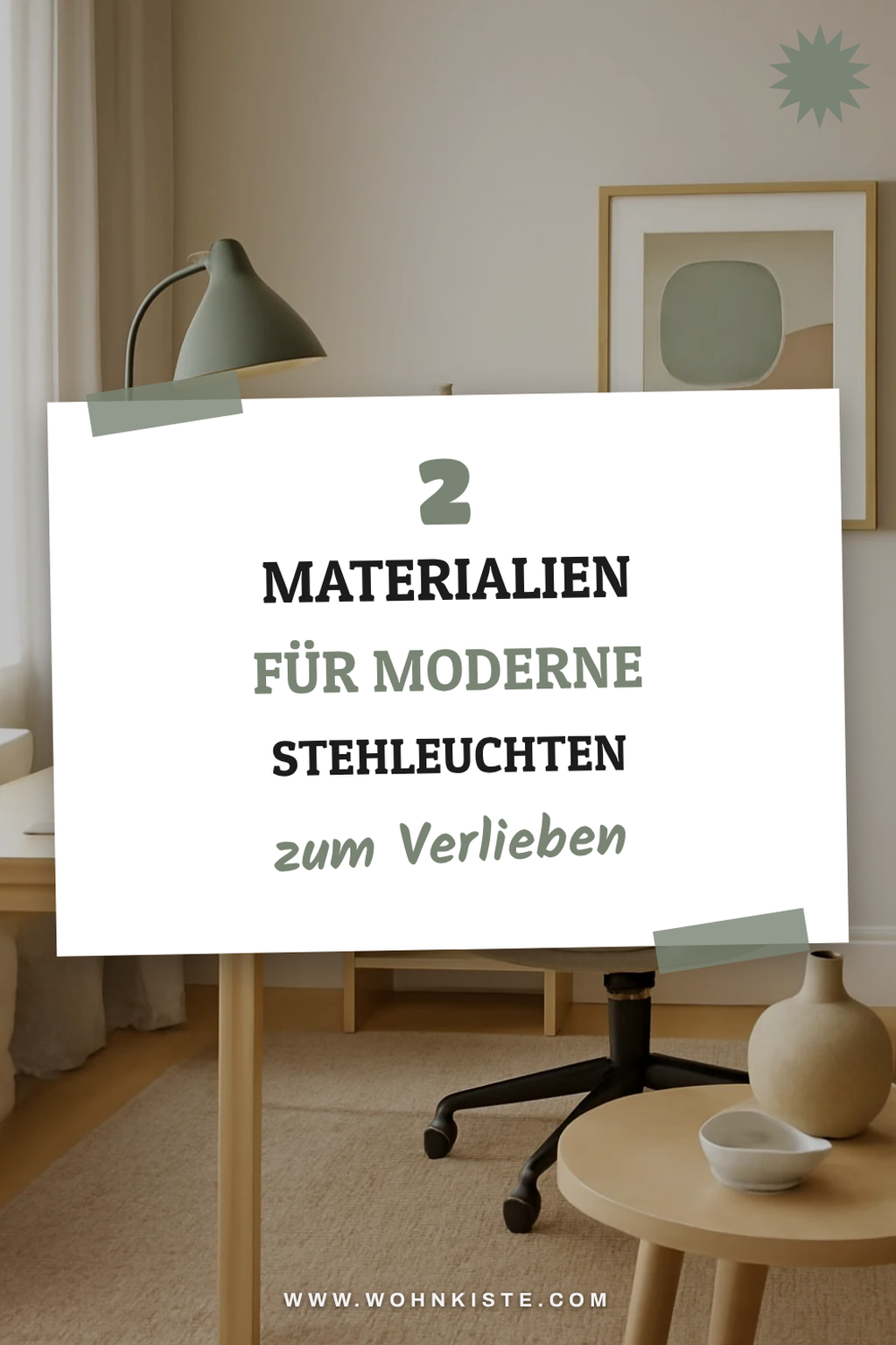 Diese Materialien sind im Trend für Stehleuchten