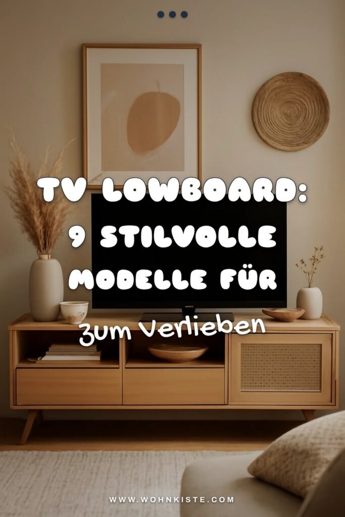 TV Lowboard: 9 stilvolle Modelle für dein Wohnzimmer