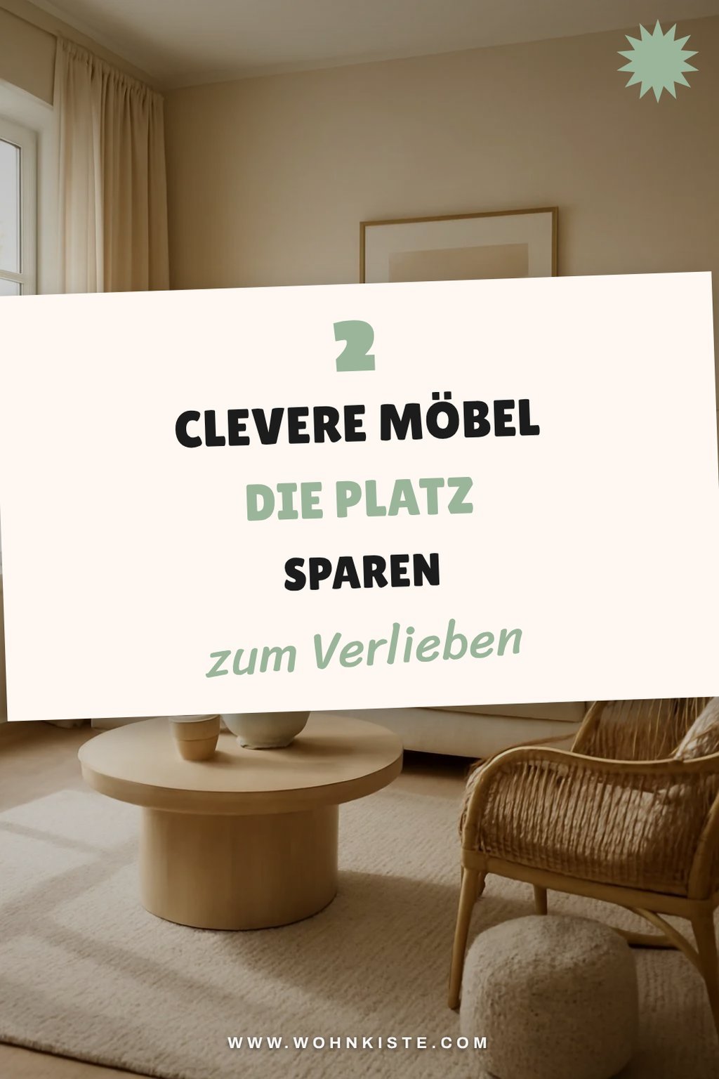 Multifunktionale Möbel für cleveren Stauraum