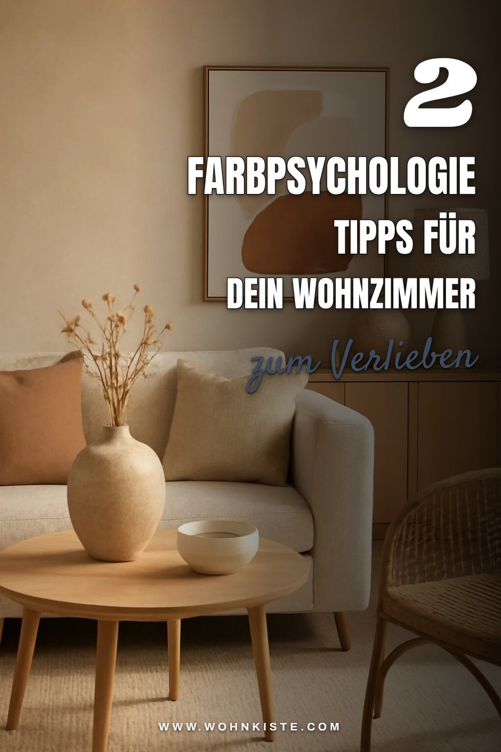 Farbpsychologie im Wohnzimmer nutzen