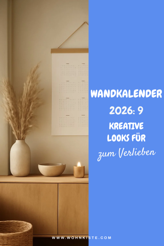 Wandkalender 2026: 9 kreative Looks für dein Zuhause