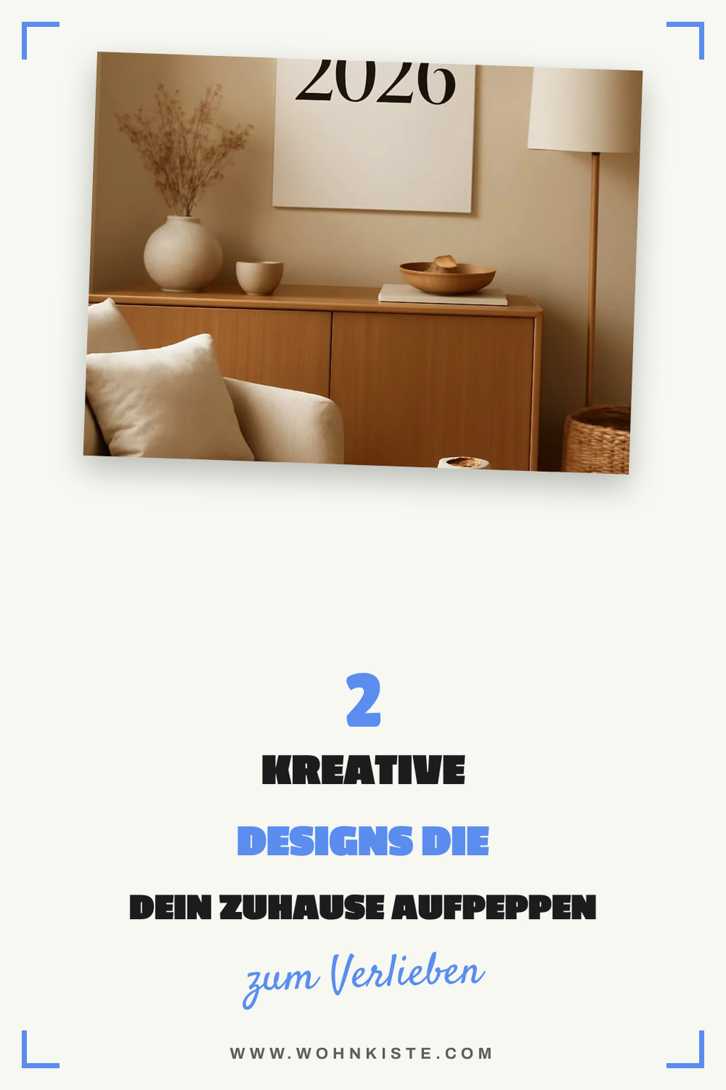 5 kreative Designs für deinen Wandkalender 2026