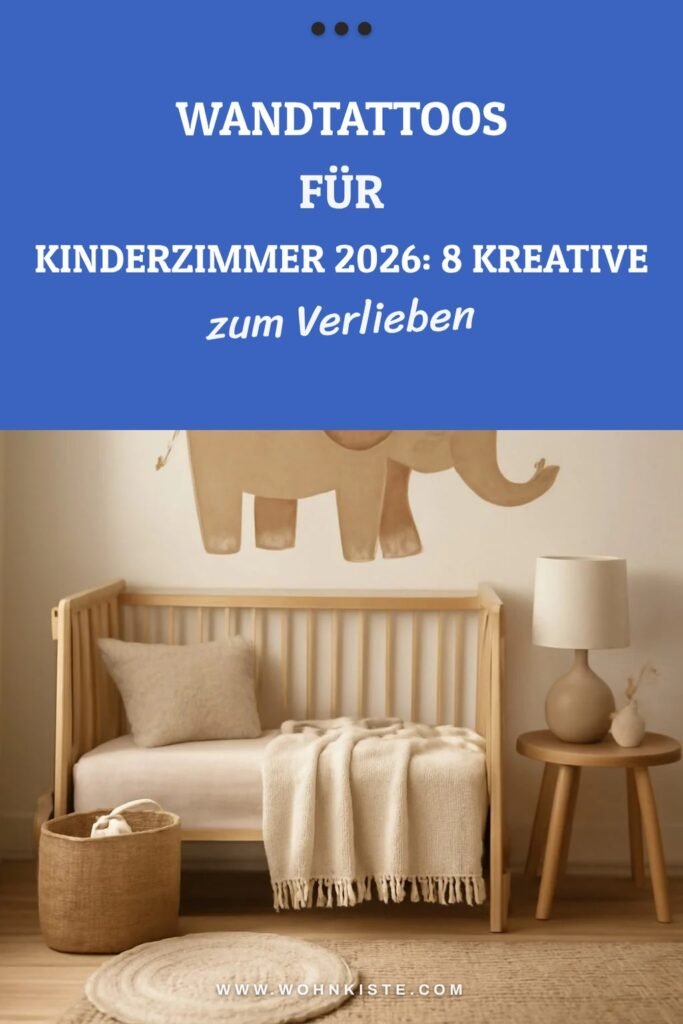 Wandtattoos für Kinderzimmer 2026: 8 kreative Looks, die du lieben wirst