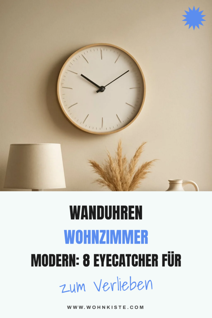 Wanduhren Wohnzimmer modern: 8 Eyecatcher für 2026