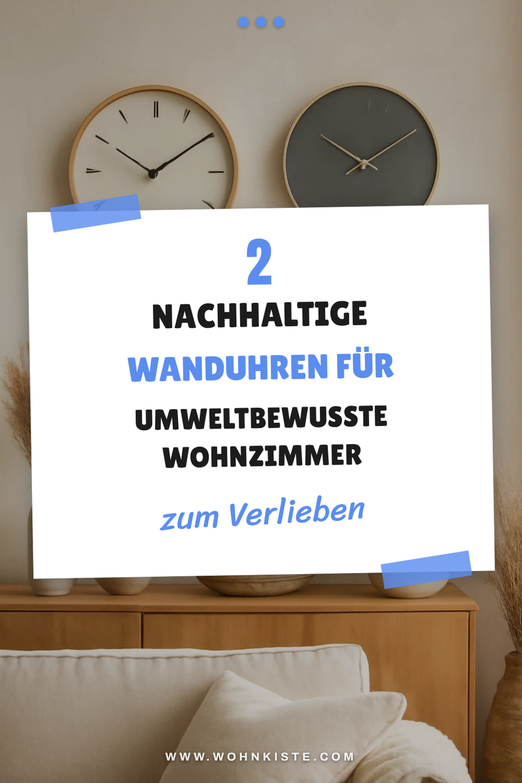 Wanduhren aus nachhaltigen Materialien