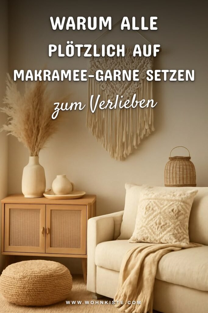Warum alle plötzlich auf Makramee-Garne setzen