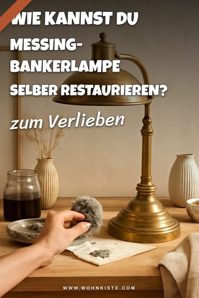 Wie kannst du eine Messing-Bankerlampe selber restaurieren?