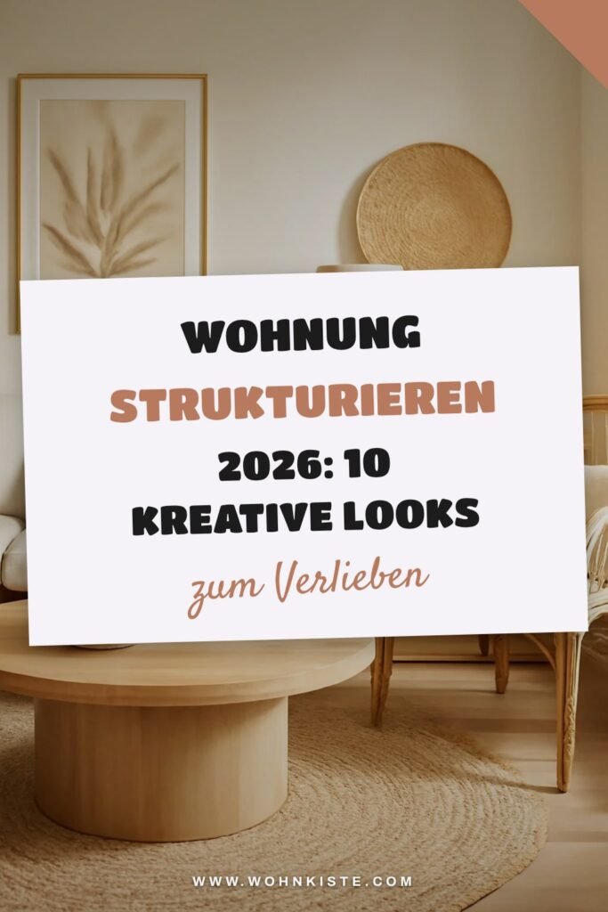 wohnung strukturieren 2026: 10 kreative Looks für den Sommer
