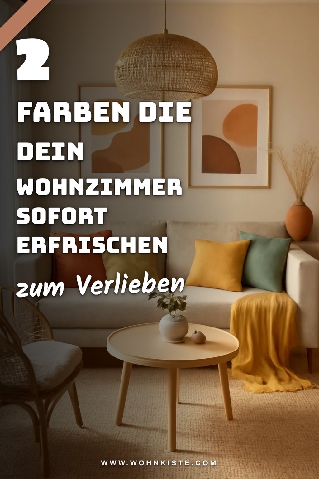 So strukturierst du deine Wohnung im Sommer mit Farben