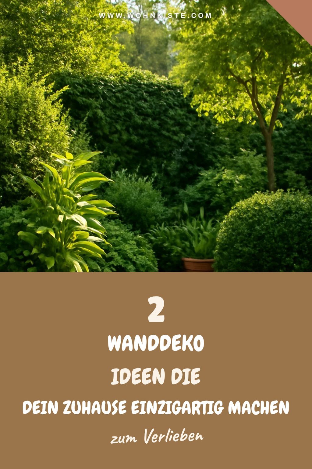 Wanddeko für individuelle Akzente