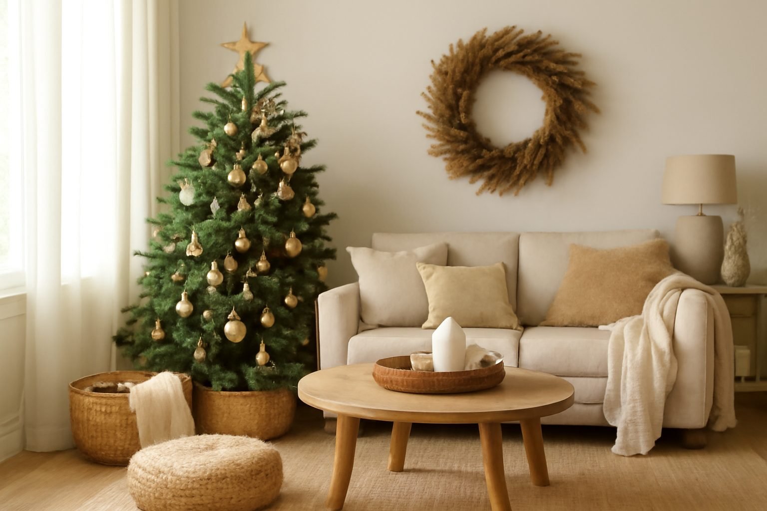 11 Weihnachtsdeko in Naturtönen Ideen für jeden Geschmack