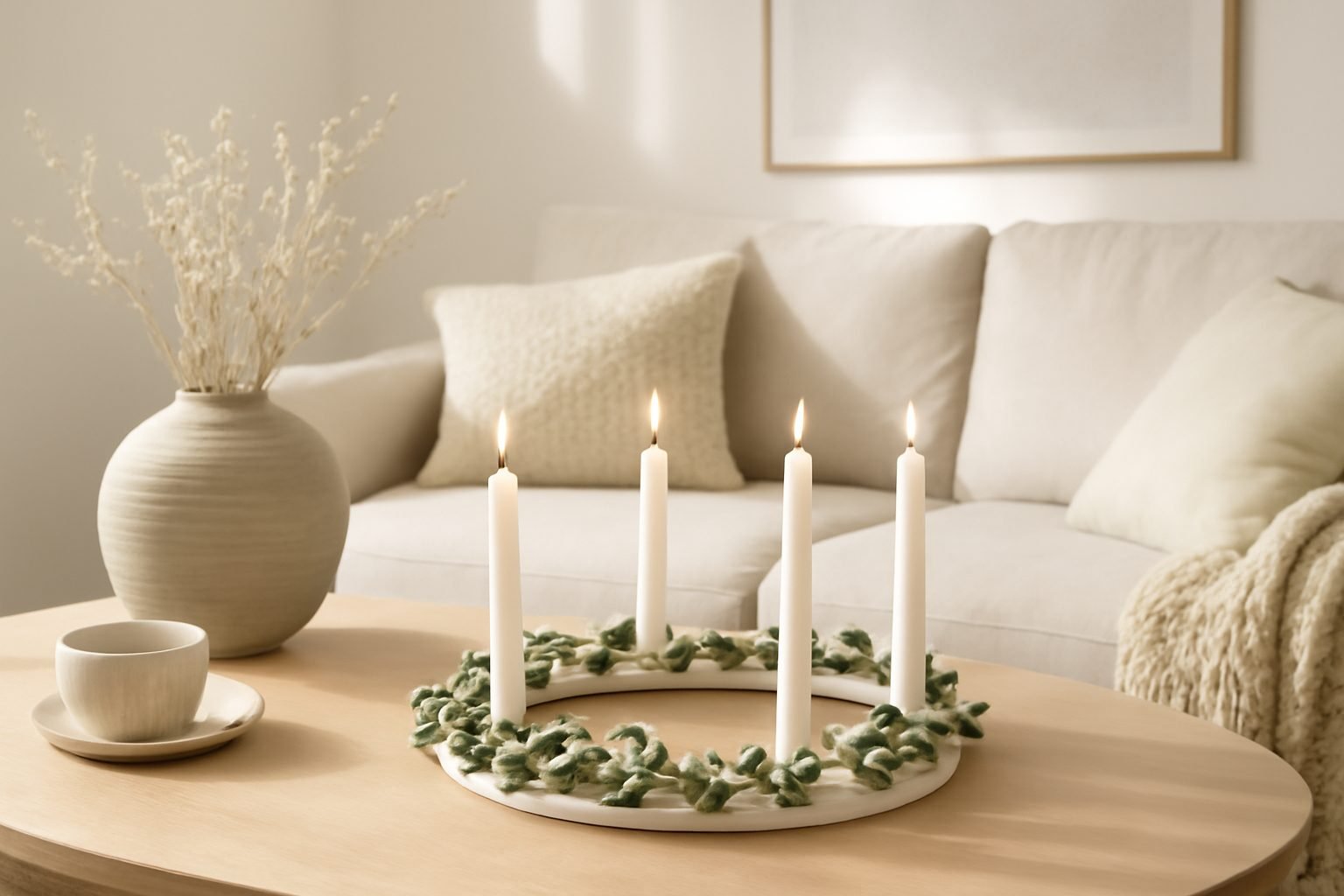 Adventskranz modern Edel — aus alt wird neu